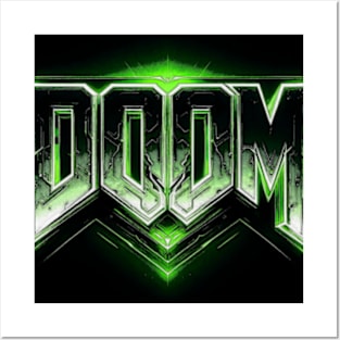 Doom logo Posters and Art